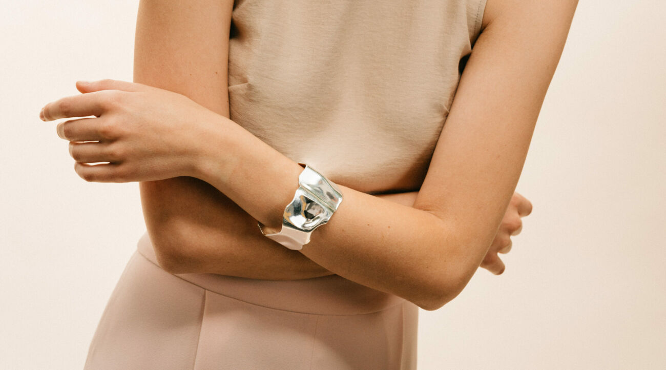 Liquid armband zilver 2