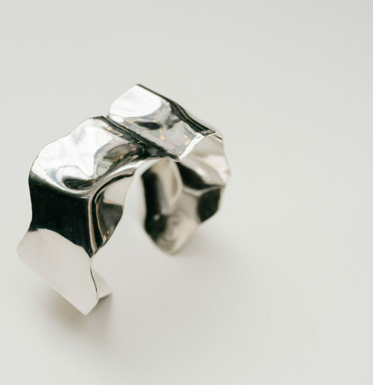 Liquid armband zilver