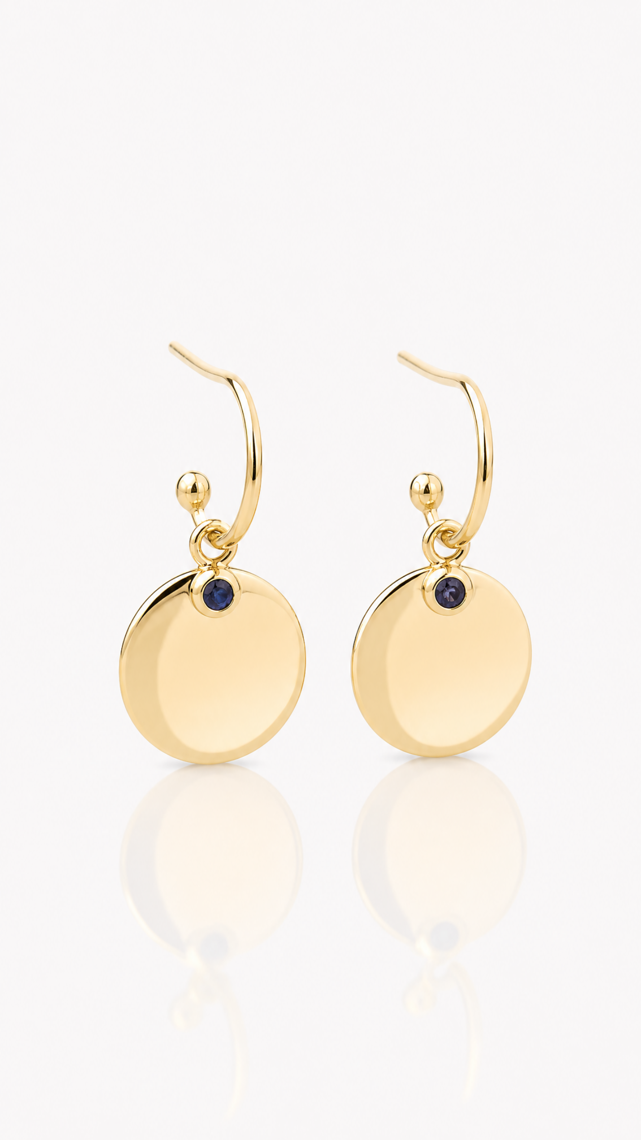 Elisa lee tribe nest birthstone creole oorbellen