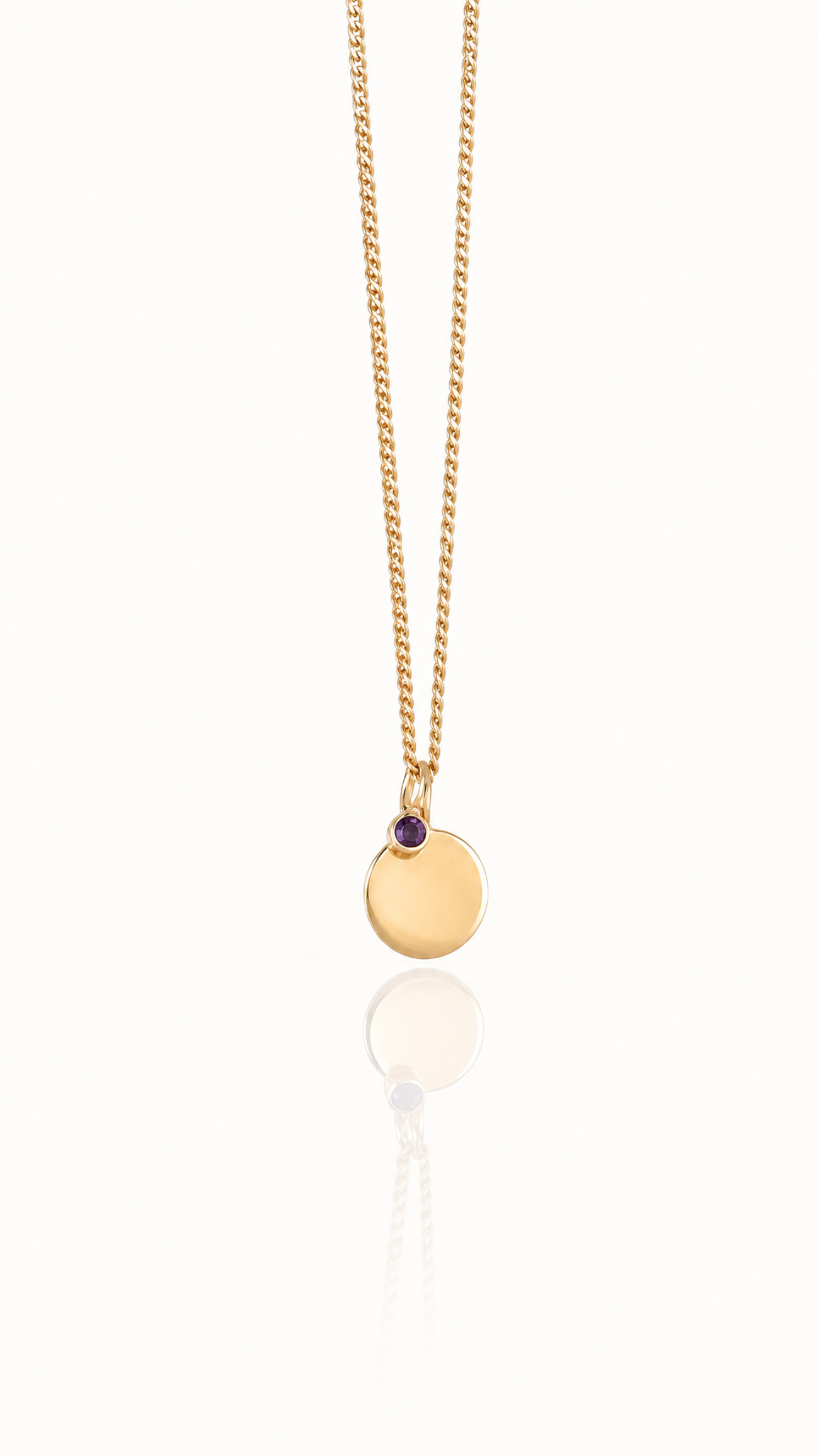 Elisalee halssnoer mini nest birthstone amethist