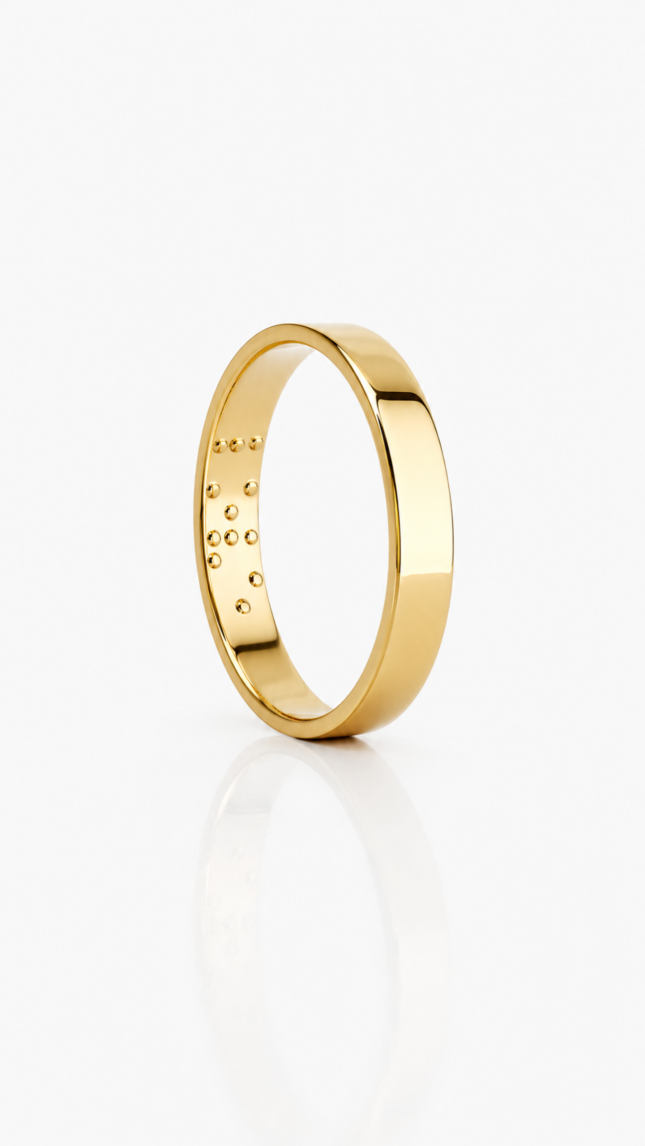 Elisalee ring braille binnenkant