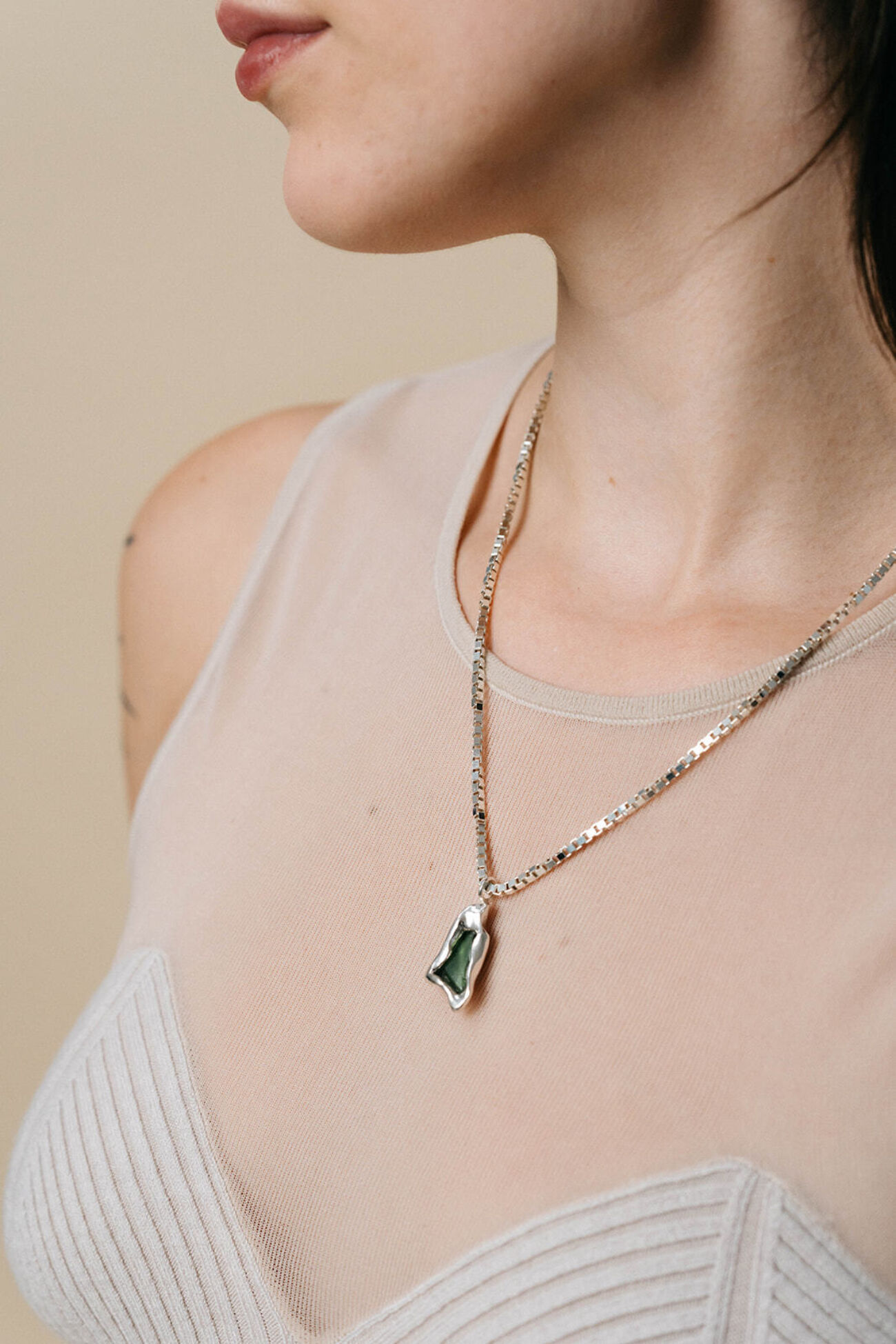 Elisa lee fontainebleau crux necklace