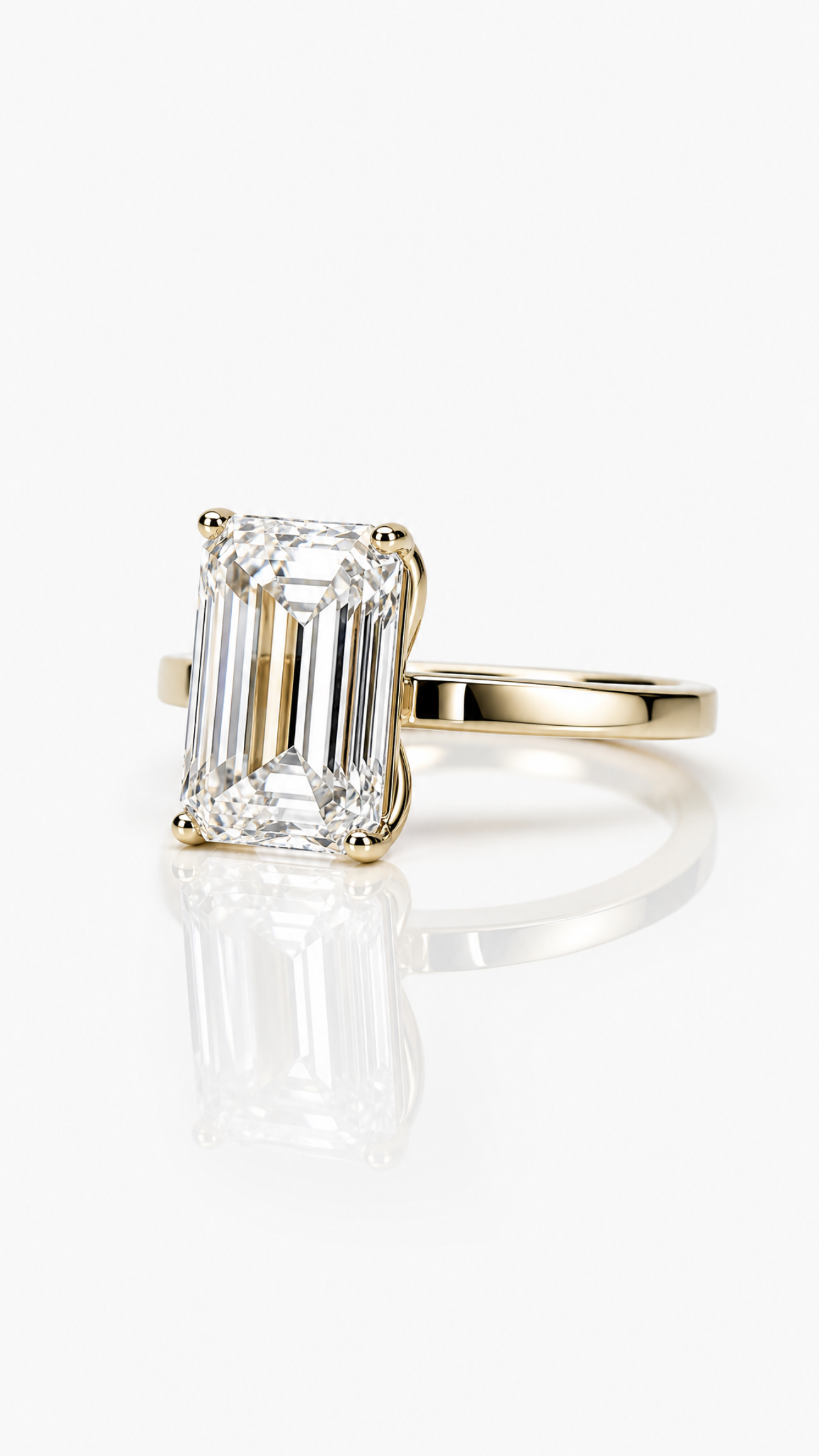 Elisa lee lux emerald cut diamond ing