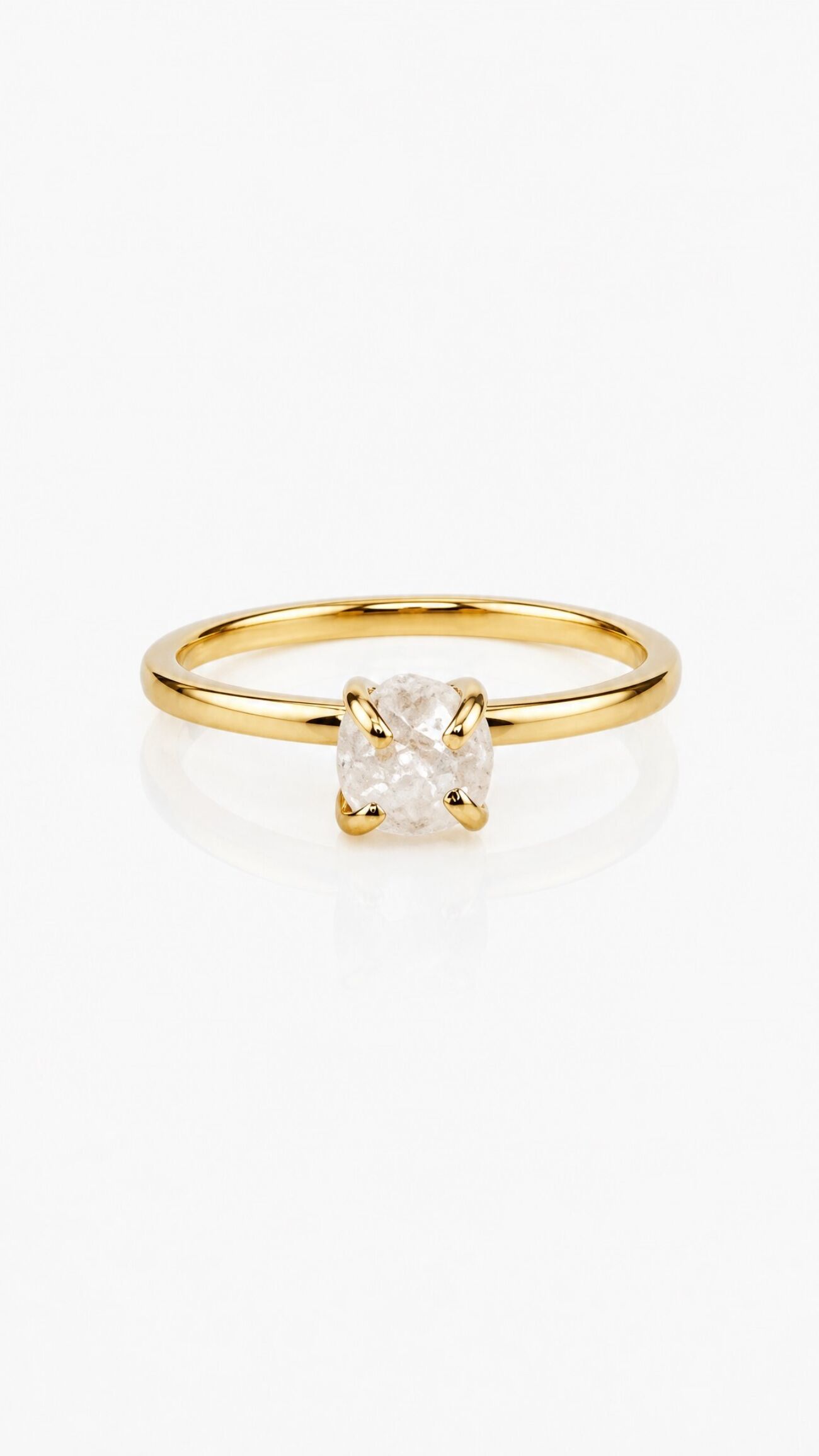 Elisalee lux ruwe diamant1 ring