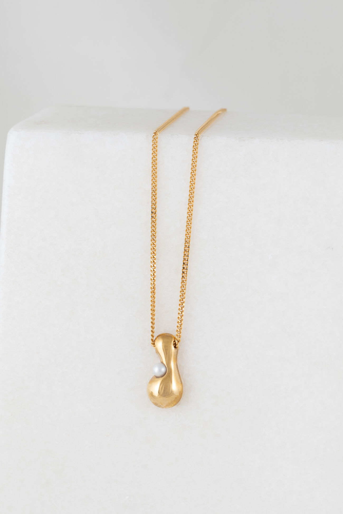 Elisa lee fluid flux halssnoer 18K geel goud