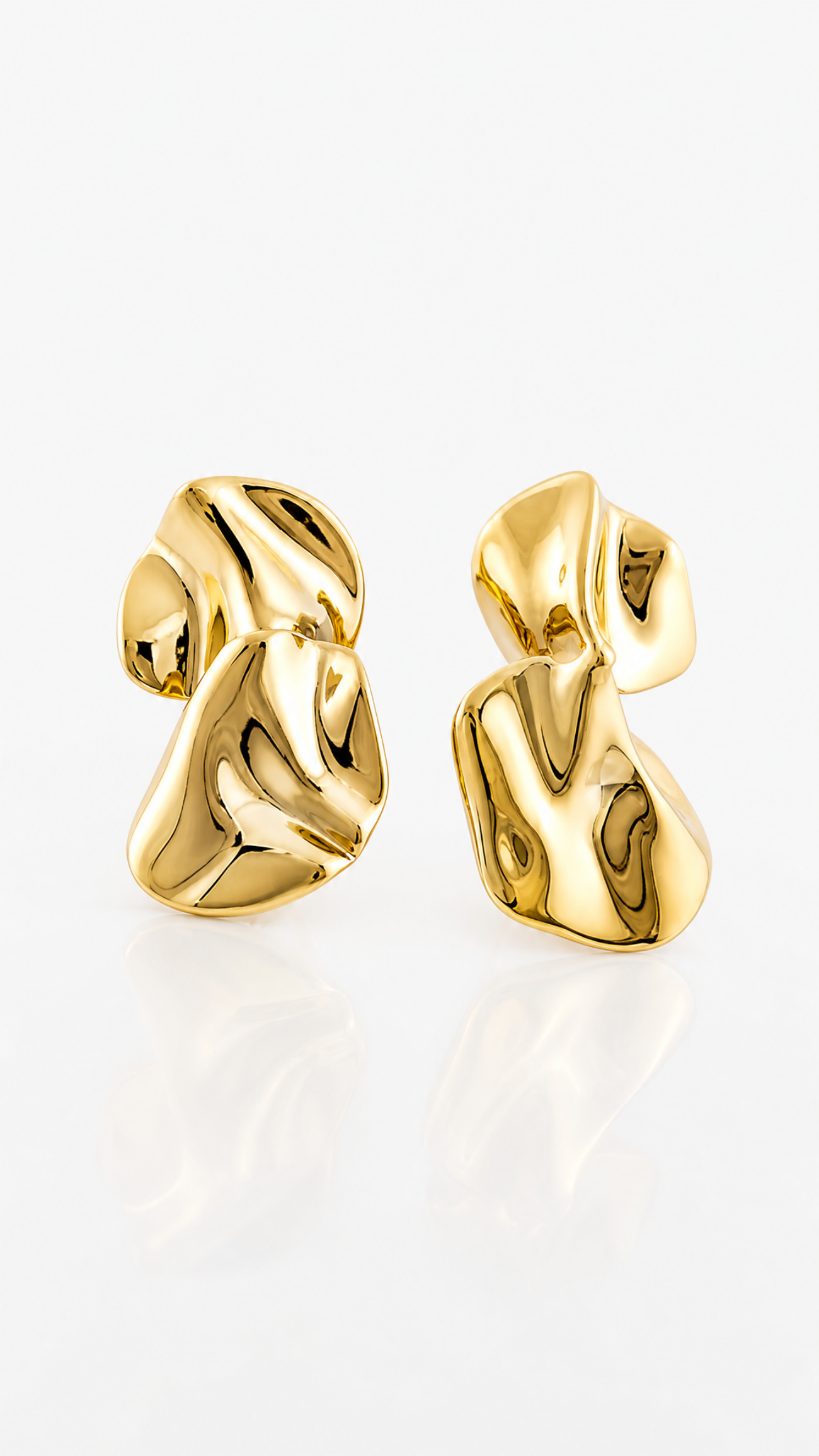 Elisa lee liquid twist earring