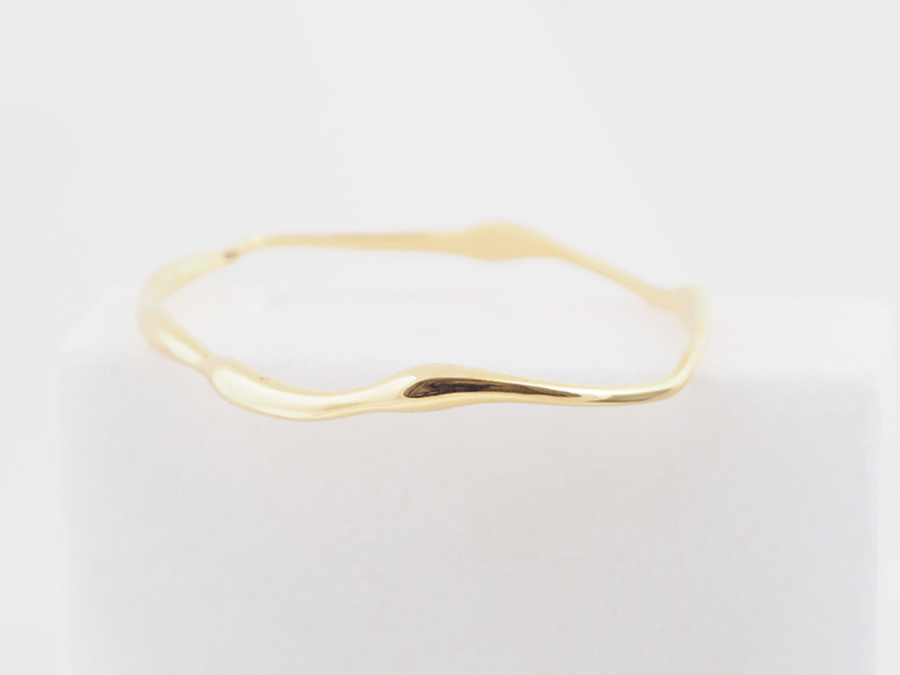 ELISA LEE AQUA SMALL ARMBAND GEEL VERGULD