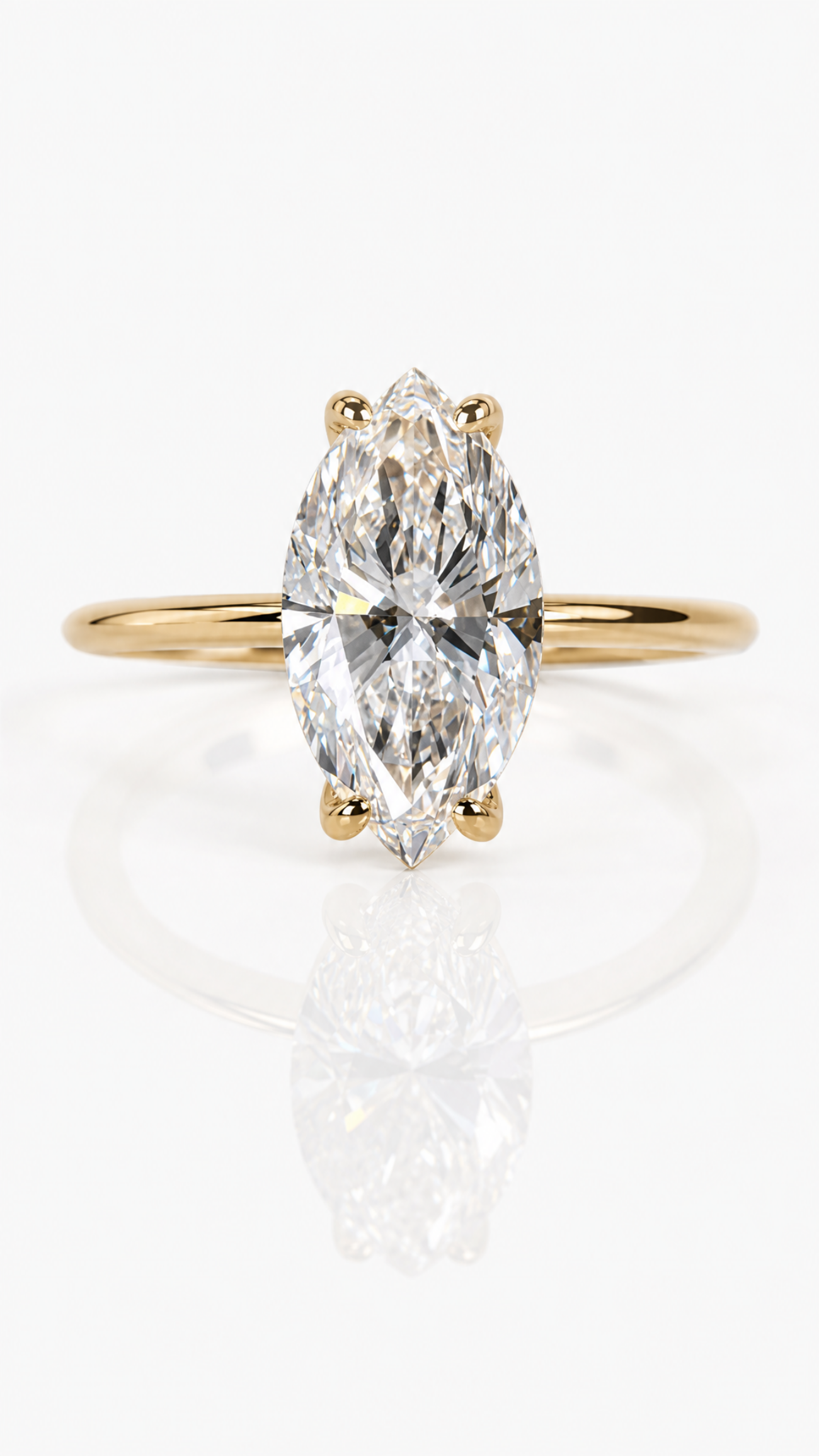 Elisa lee lux marquise diamond ring