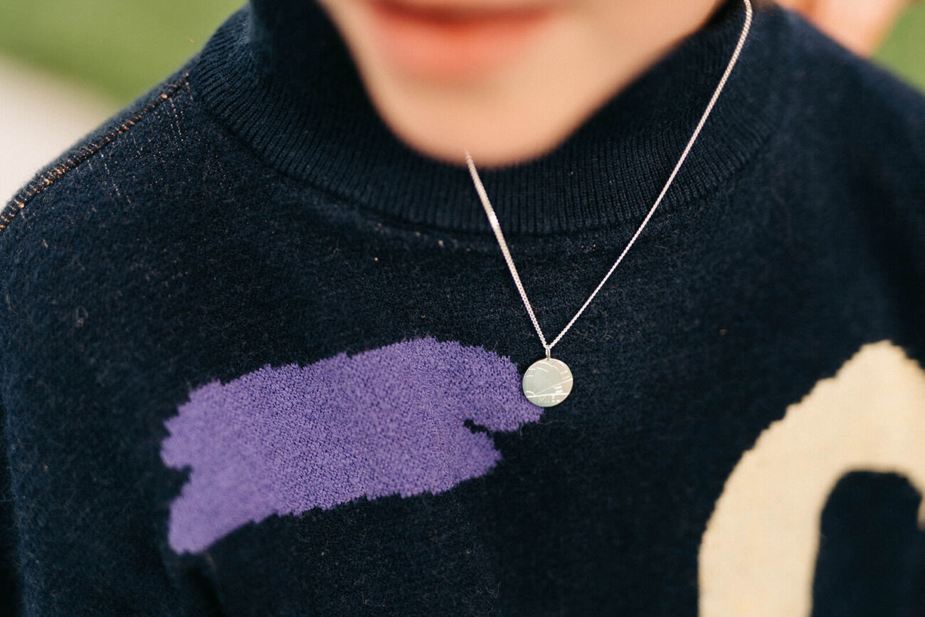 Nest ketting met gravure