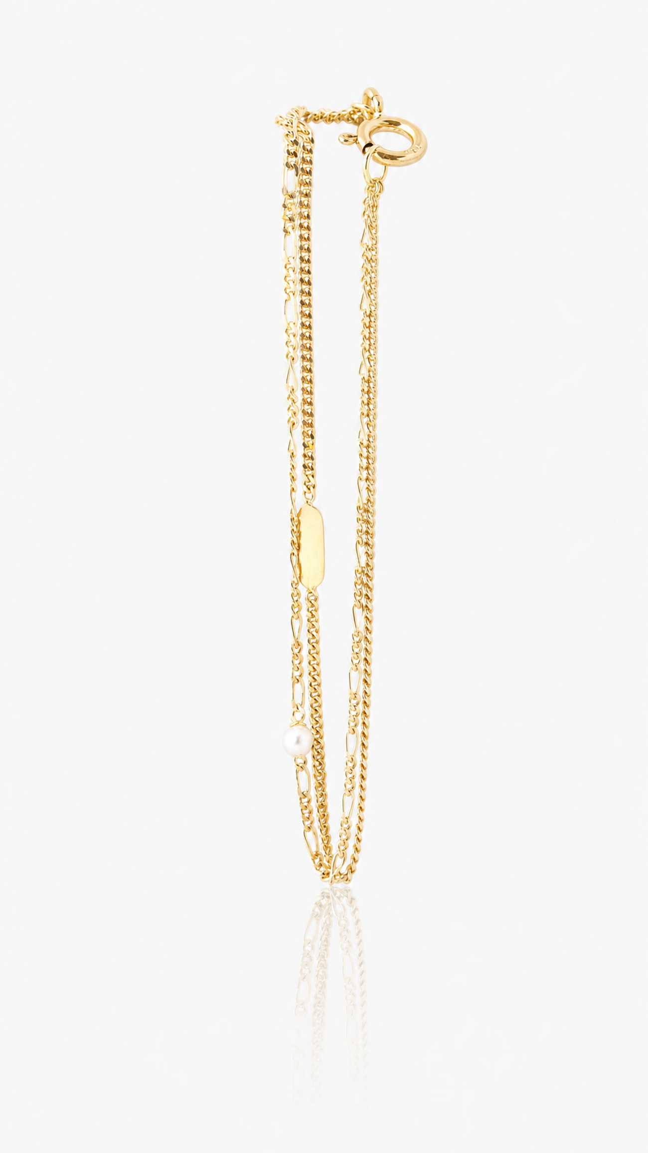 Elisa lee tribe pearl birthstone armband