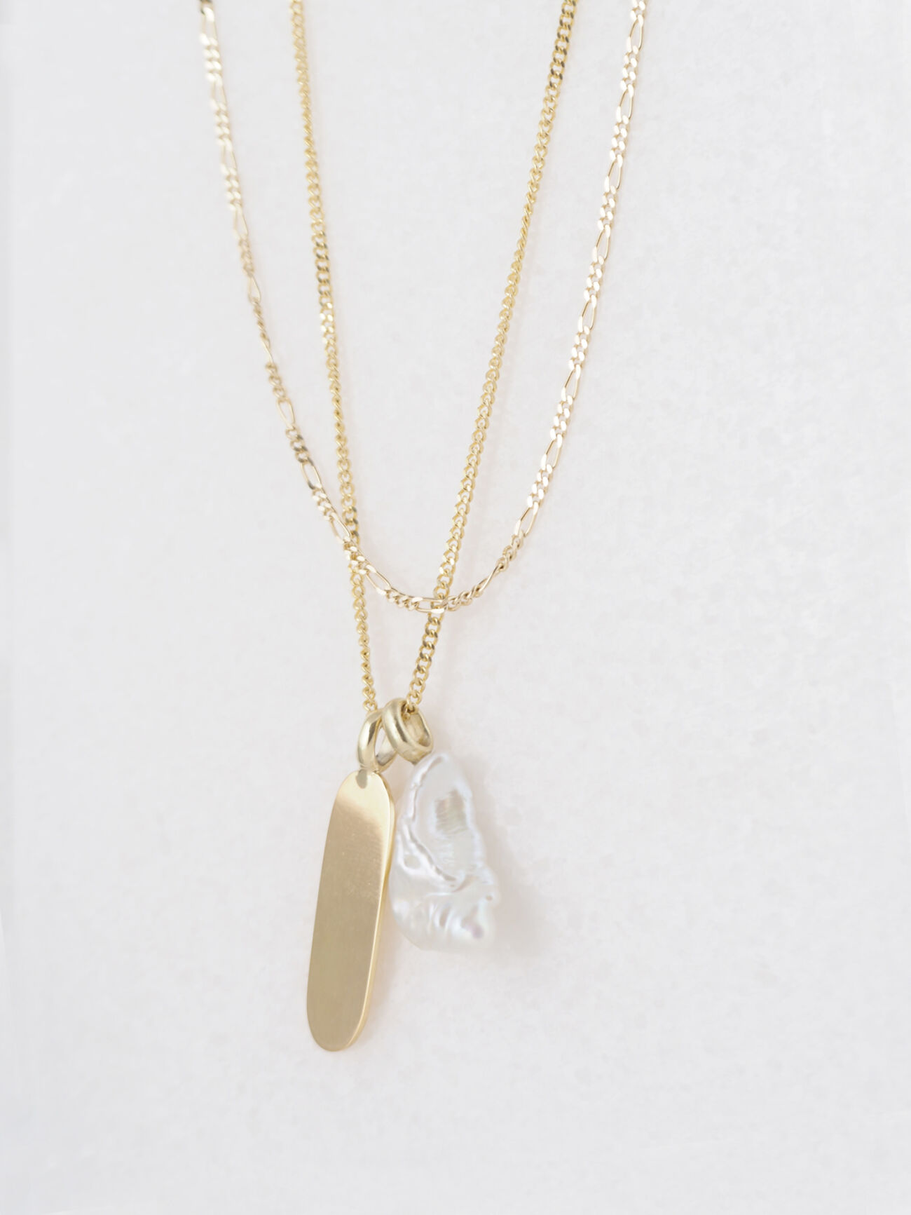 Ocean double necklace no engraving