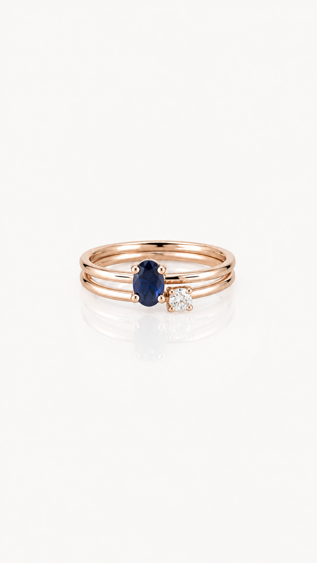 Elisa lee lux oval mini lux ring