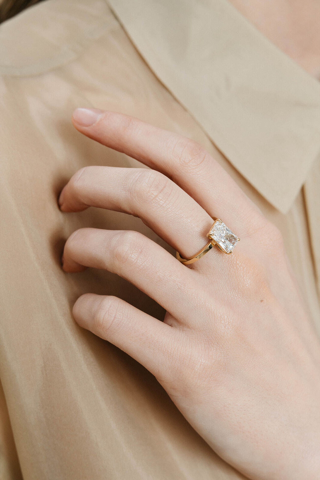Elisa lee ringen radiant cut labo diamond ring 1