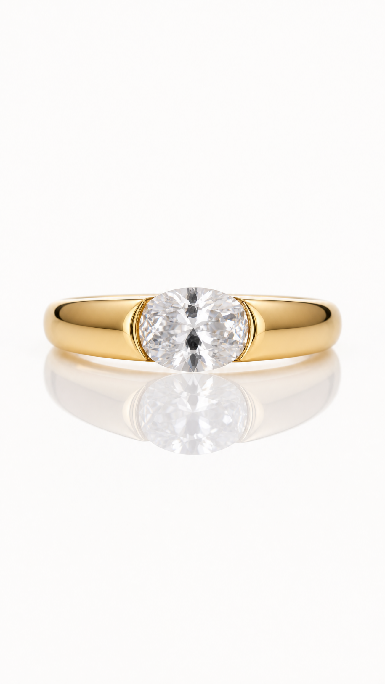 Elisa lee shifted shifted oval lux ring ring
