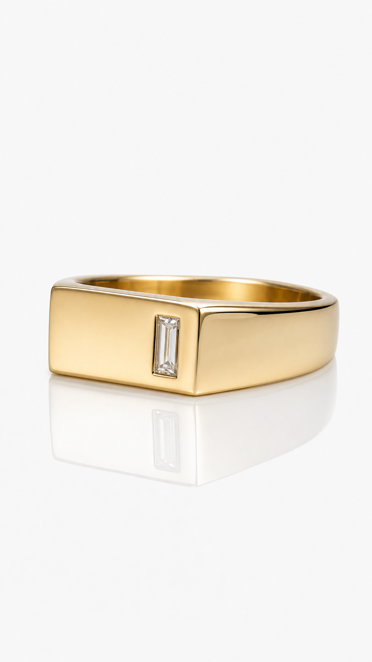 Elisa lee shifted S8 baguette ring