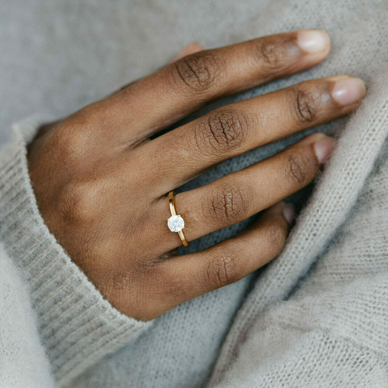 elisa lee slim lux magnus ring 18k goud