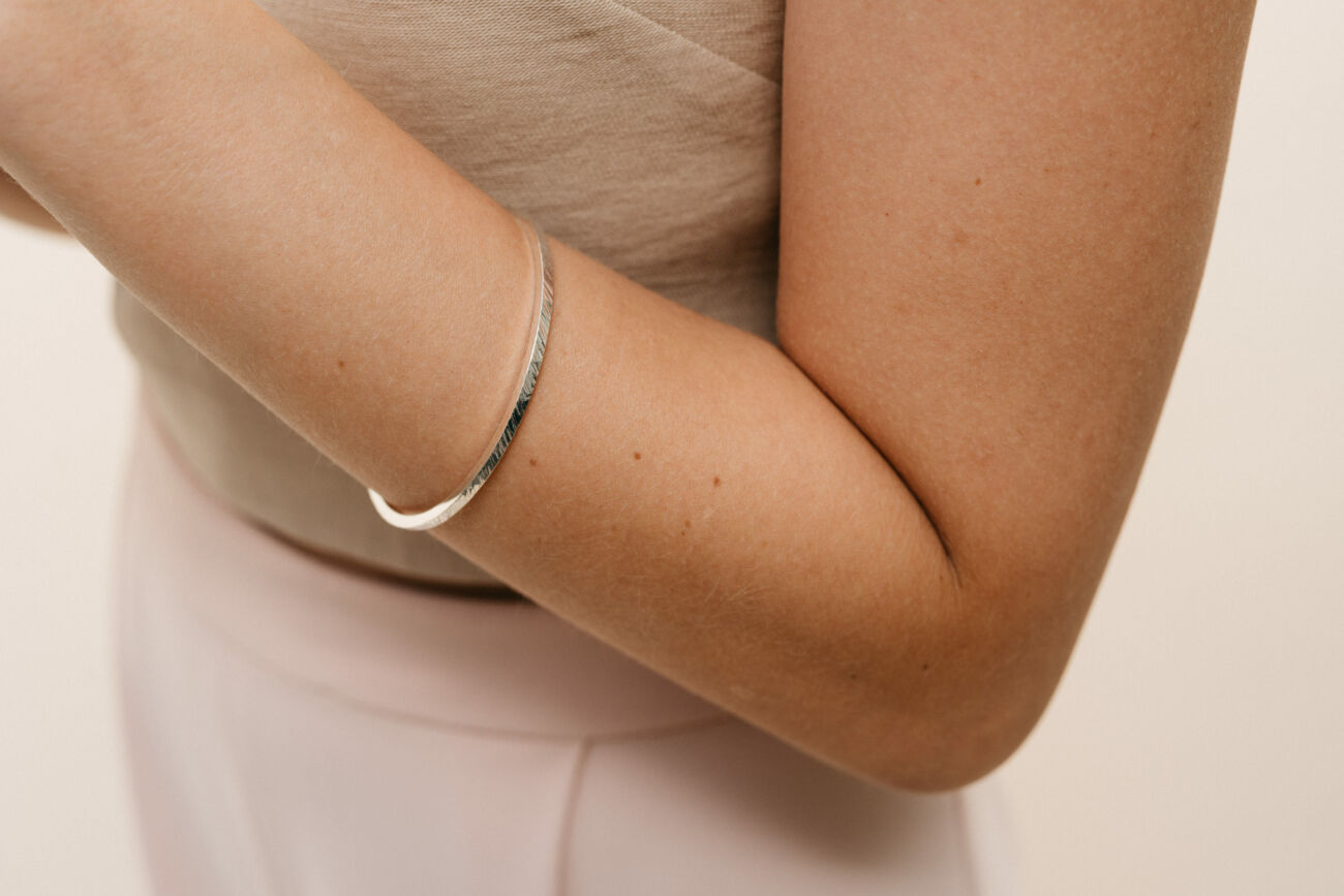 Square armband met zebra