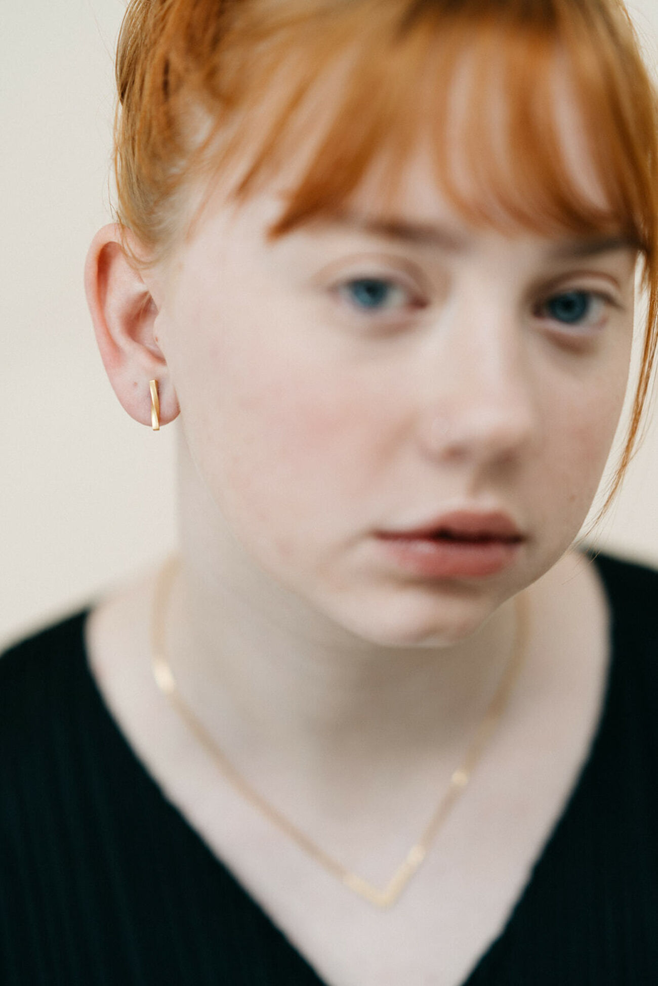 Stair twist earrings
