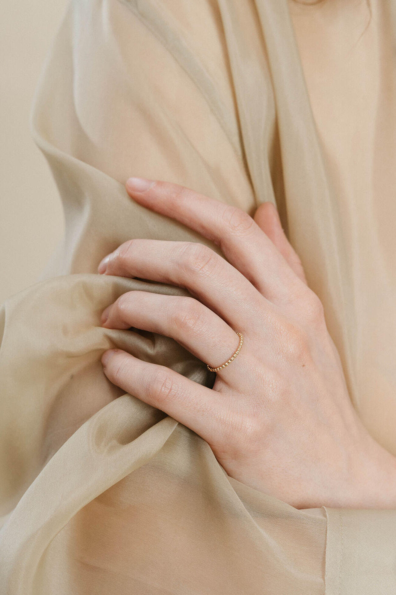 Elisa lee stacking ringen parelring