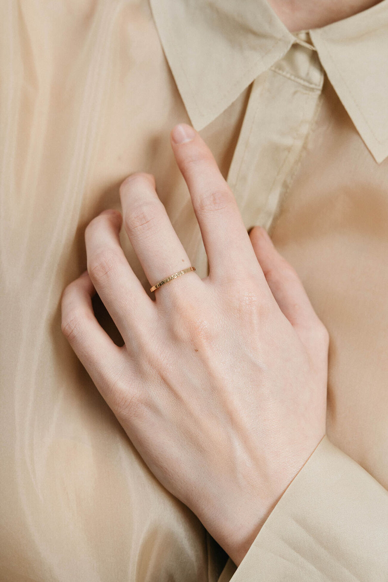 Elisa lee stacking ring zebra ring