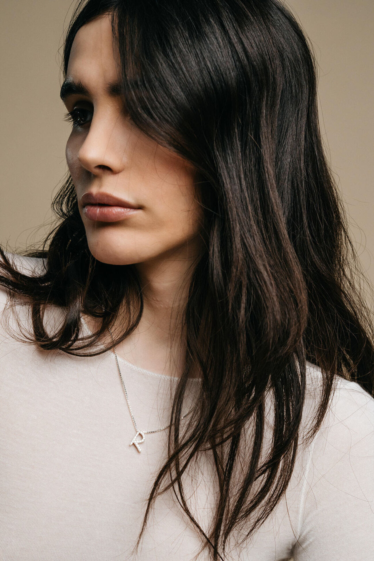 Elisa lee halssnoeren ABC with diamond 6